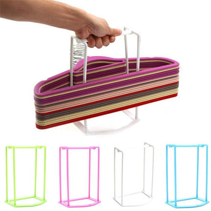 1PC DIY Plastic Hangers Storage Frame Stand Home
