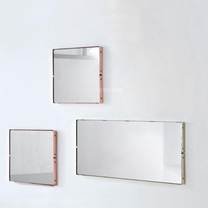 40" x 40" x 4" Clear Steel Glass  Mirror